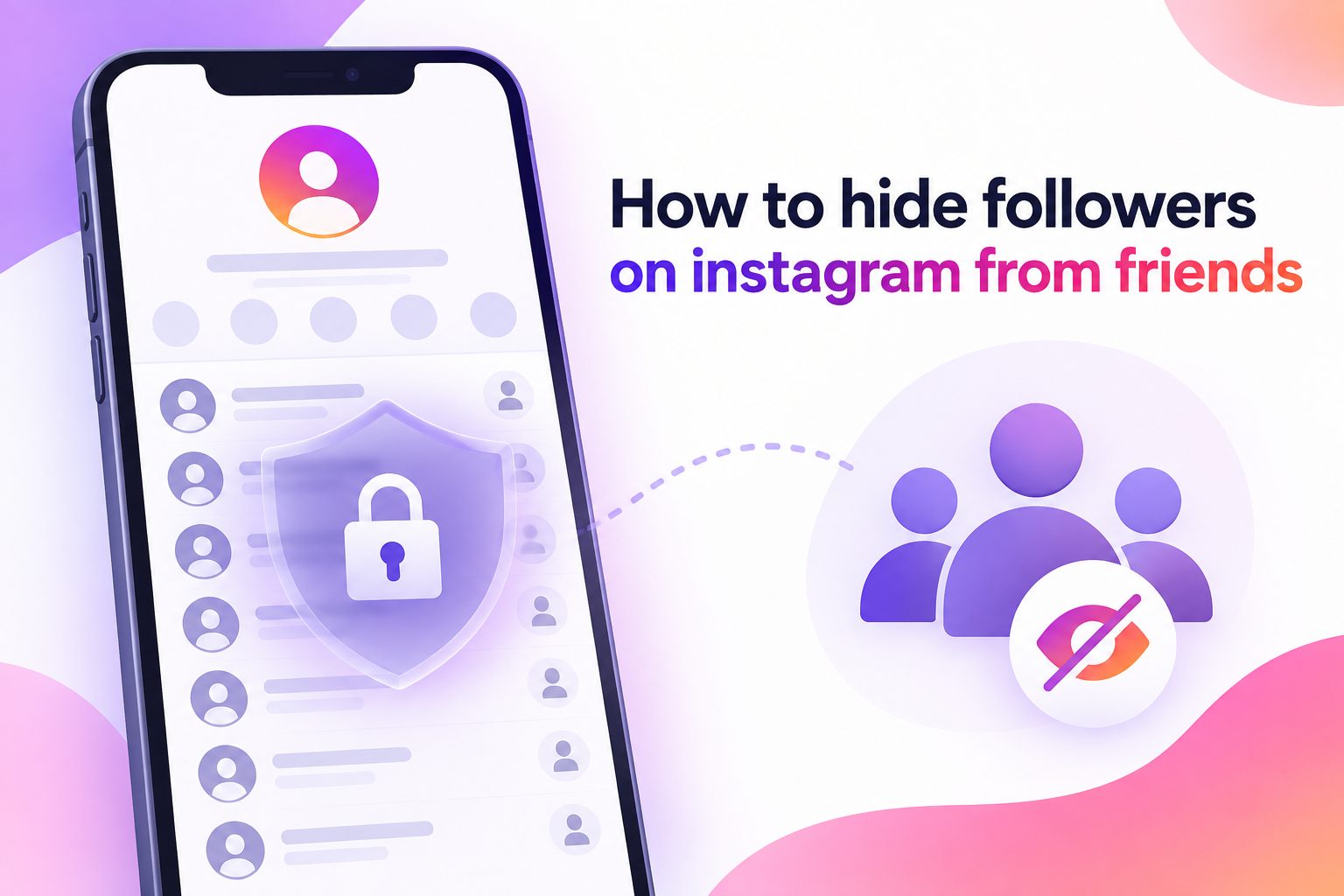how-to-hide-followers-on-instagram-from-friends-e1767 Person using Instagram privacy settings on a smartphone.